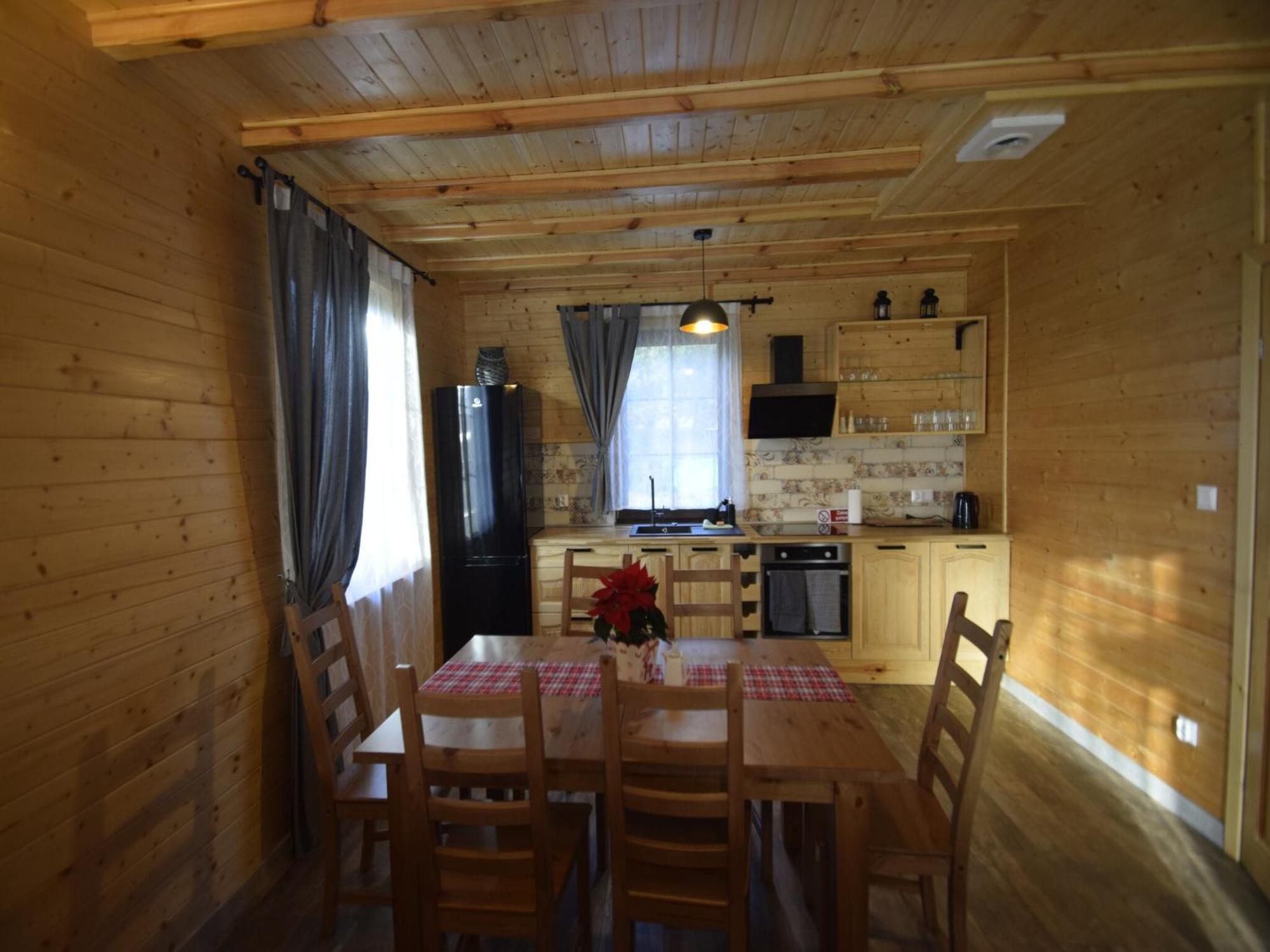 Wooden Holiday Home In Skrzynia With Terrace Osiek  ภายนอก รูปภาพ