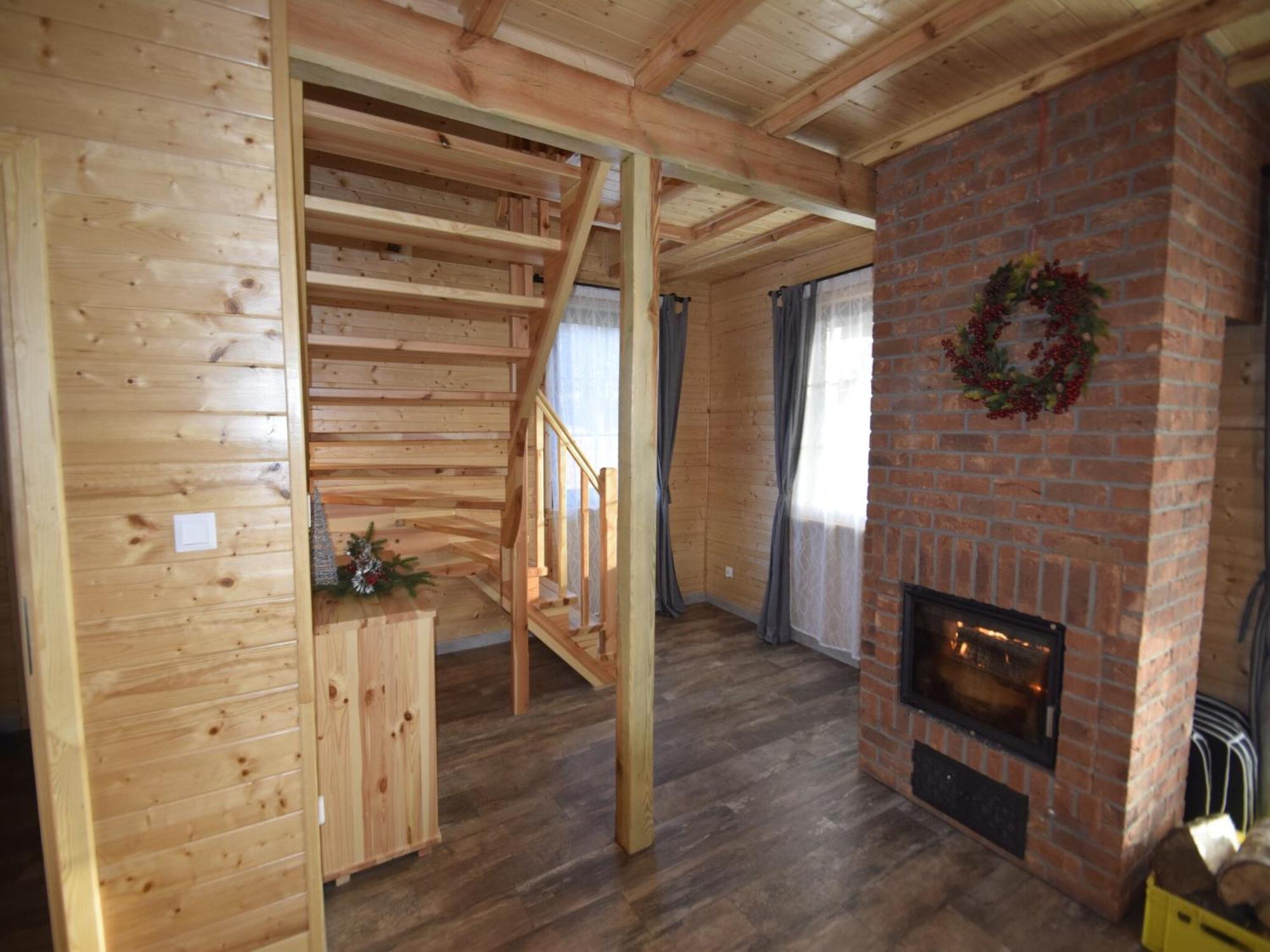Wooden Holiday Home In Skrzynia With Terrace Osiek  ภายนอก รูปภาพ