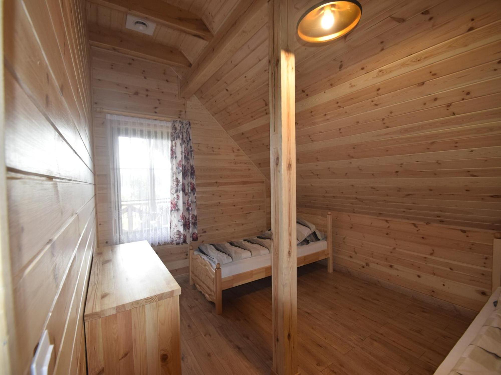 Wooden Holiday Home In Skrzynia With Terrace Osiek  ภายนอก รูปภาพ