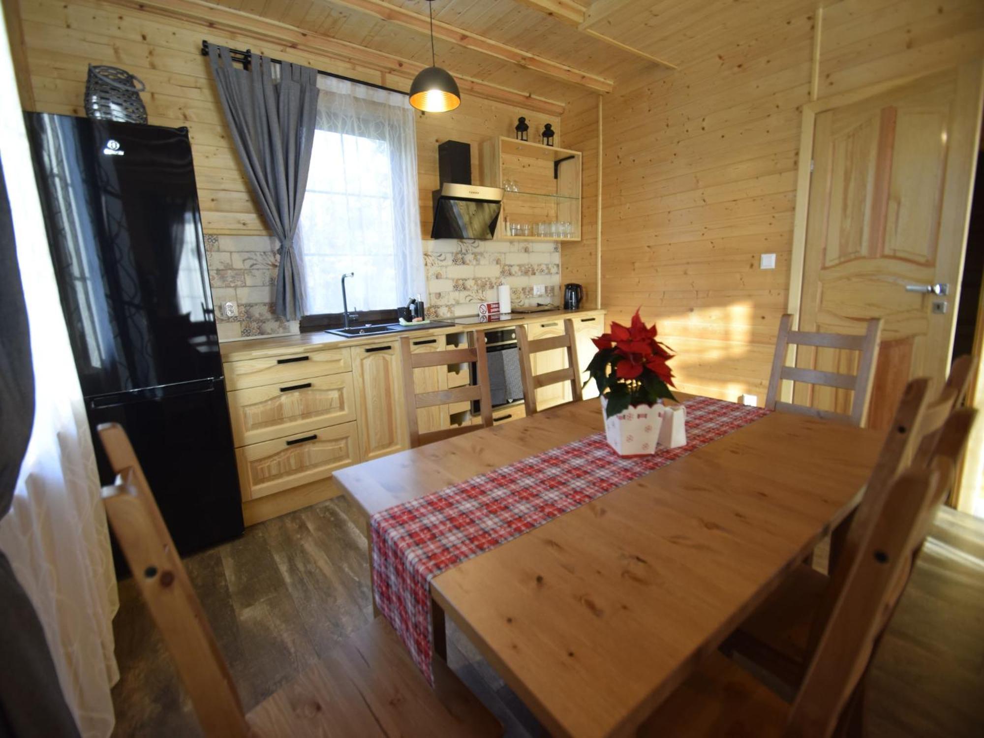 Wooden Holiday Home In Skrzynia With Terrace Osiek  ภายนอก รูปภาพ