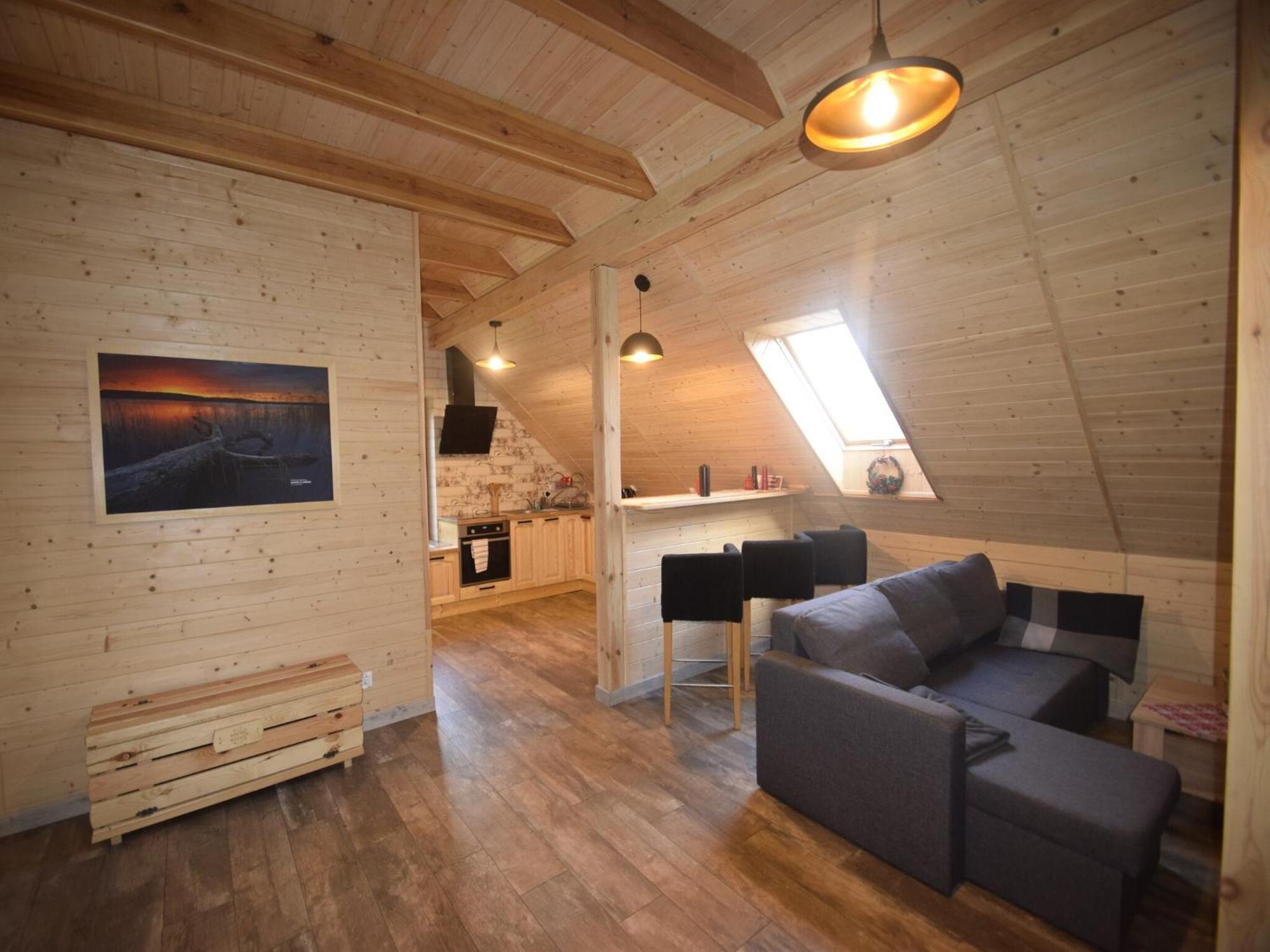 Wooden Holiday Home In Skrzynia With Terrace Osiek  ภายนอก รูปภาพ